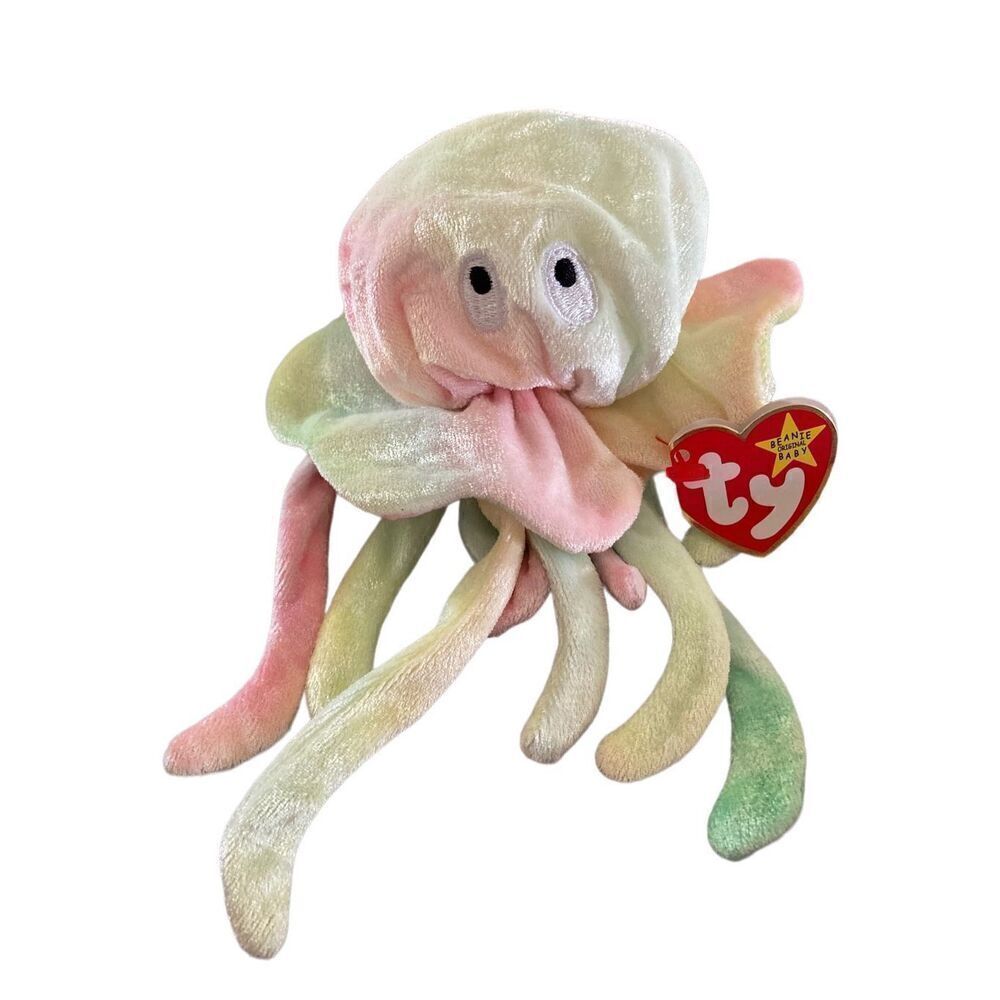 Goochy the Jellyfish 1998 Ty Beanie Baby Plush Collectible Nostalgia Stuffed Ani